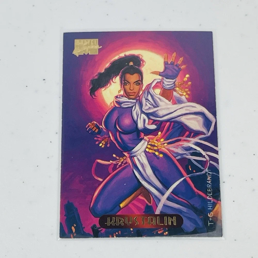 1994 Marvel Masterpieces Comic 64 Krystalin Hildebrandt Trading Card